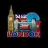 Fabricante en stock venta directa reino unido londres madera refrigerador pegamento placa de densidad MDF refrigerador pegamento países recuerdos de viaje personalizado al por mayor Application Scenario